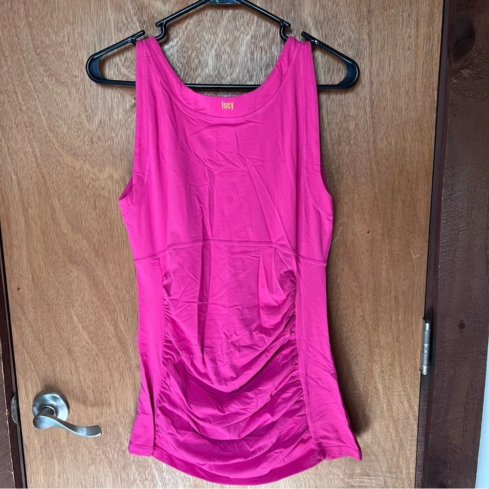Lucy Core Power Ruched Tank Top - Picture 2 of 5